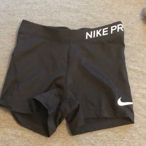 Nike pro dry fit shorts work out shorts
